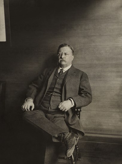 Full-length Portrait of Theodore Roosevelt during U.S. Presidential Campaign, September 1912