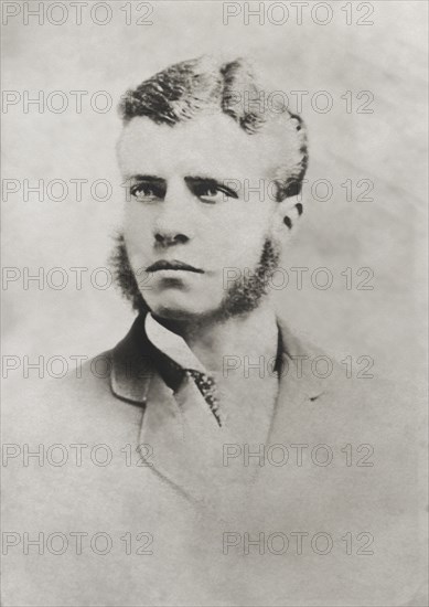 Theodore Roosevelt, Head and Shoulders Portrait during Freshman Year at Harvard University, 1876