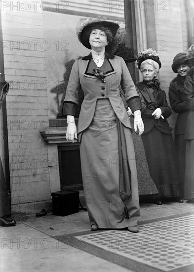Ellen Axson Wilson, First Wife of U.S. President Woodrow Wilson, attending first Breakfast as First Lady of the United States, Washington, D.C., USA, Harris & Ewing, March 1913
