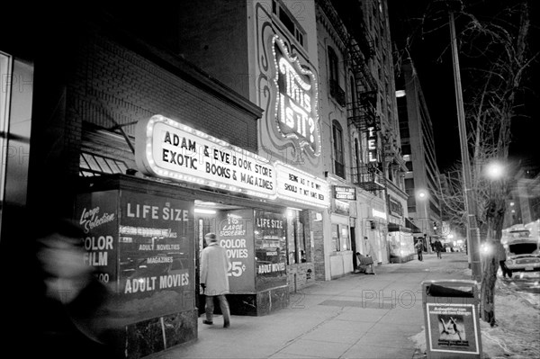 Honkytonks on 14th St., Washington, D.C., USA, photograph by Thomas J. O'Halloran, January 1977