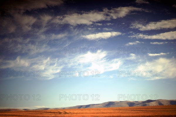 Vast Rural Landscape with Cloudscape