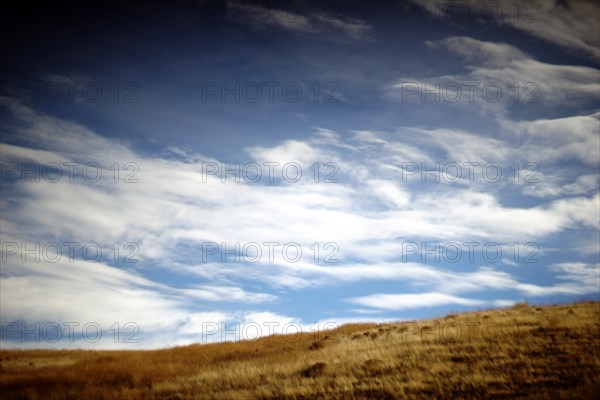 Rural Landscape with Atmospheric Cloudscape