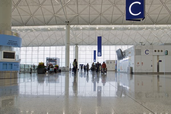 Airport Terminal, Hong Kong International Airport, Hong Kong, China