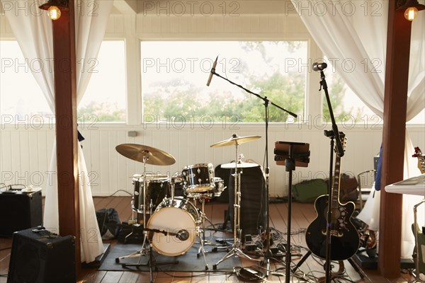 Band Instruments at Wedding Reception