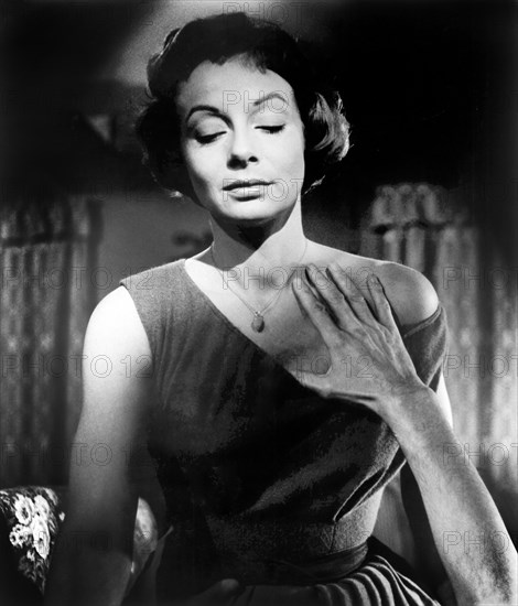 Birgitte Federspiel, Publicity Portrait for the Film, "A Stranger Knocks", Original Danish Title, "En Fremmed Banker Pa", 1959, distributed in the U.S. by Trans-Luxe, 1965