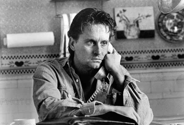 Michael Douglas, on-set of the Film, "Fatal Attraction", Paramount Pictures, photo by Andy Schwartz, 1987
