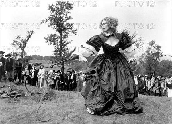 Faye Dunaway, on-set of the Film, "The Wicked Lady", Cannon Group, MGM/UA, 1983