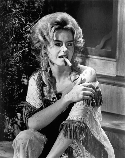 Sharon Farrell, on-set of the Film, "The Reivers" Cinema Center Films, 1969