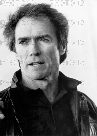 Clint Eastwood, on-set of the Film, "Dirty Harry", Warner Bros., 1971