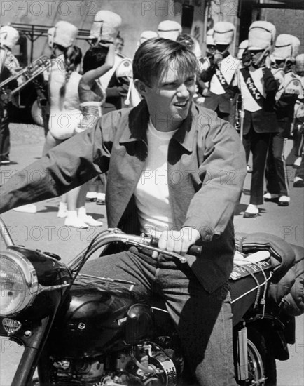 Richard Thomas, on-set of the Film, "9/30/55", aka "September 30, 1955", Universal Pictures, 1977