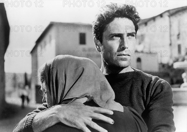 Raf Vallone, Publicity Portrait for the Film, "Strange Deception", aka "Il Cristo Proibito", Casino Film Exchange, 1951