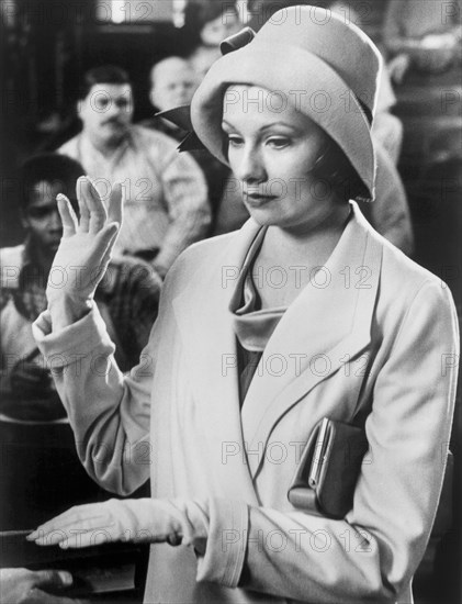 Susan Lederer, on-set of the TV Movie, "Judge Horton and the Scottsboro Boys", NBC-TV, 1976