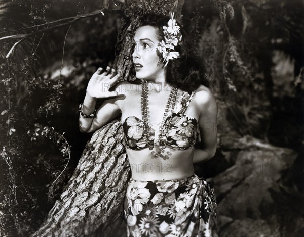 Alyce Louis, Publicity Portrait for the Film, "Forbidden Jungle", Eagle Lion Films, 1950