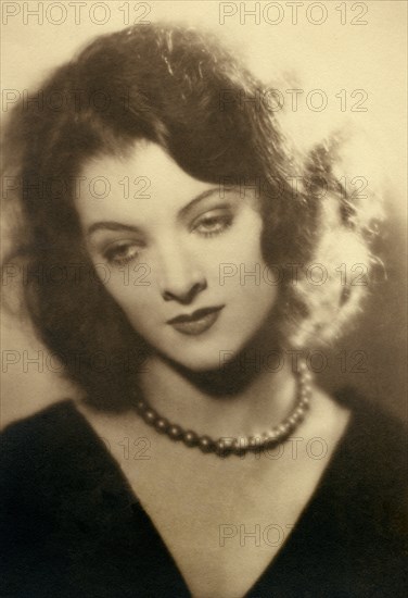 Actress Myrna Loy (1905-93), Publicity Portrait, 1920's