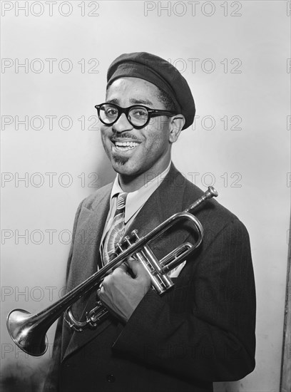 Dizzy Gillespie, man, musician, entertainment, celebrity, historical,