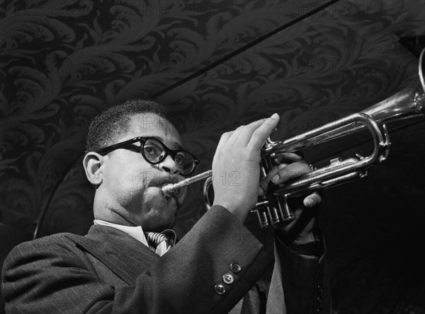 Dizzy Gillespie, man, musician, entertainment, celebrity, historical,