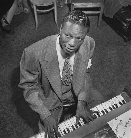 Nat King Cole, man, musician, entertainment, celebrity, historical,