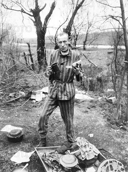 concentration camp, man, World War II, WWII, historical,