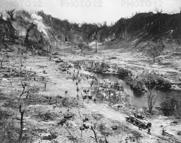 U.S. marines, military, Peleliu, World War II, historical,