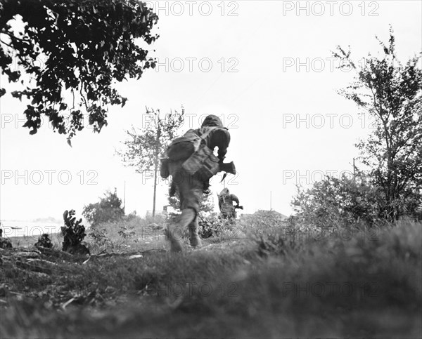 U.S. marines, military, Saipan, World War II, historical,