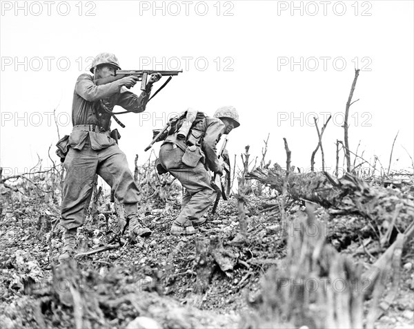 U.S. marines, military, Okinawa, World War II, historical,