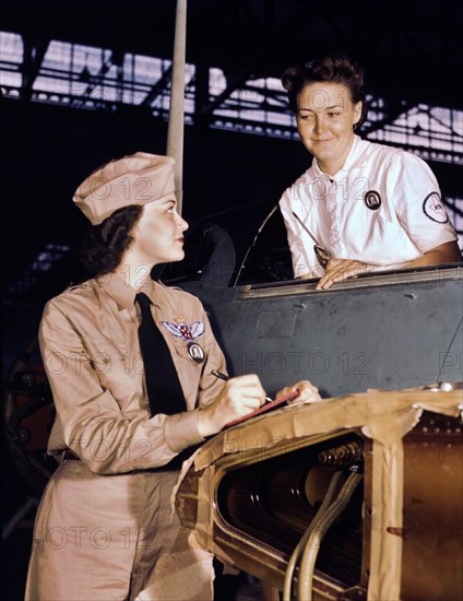 airplane, military, woman, World War II, occupations, historical,