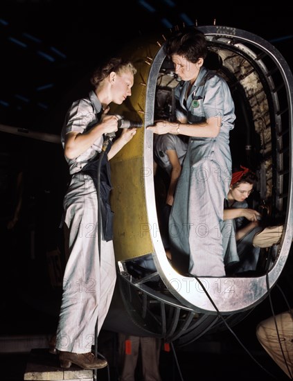 women, occupations, World War II, WWII, historical,