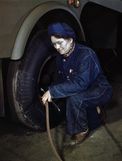 woman, occupations, World War II, WWII, historical,