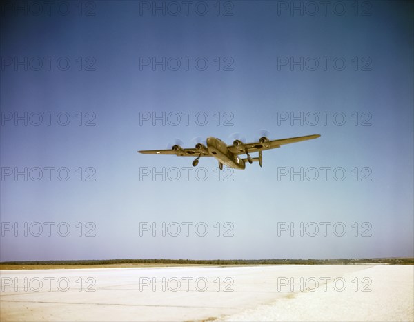 Transport Plane taking off on Test Flight