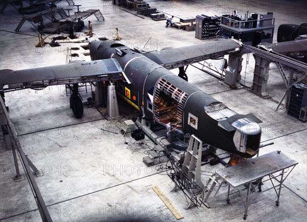 Transport Plane just before it comes to Pre-assembly Line