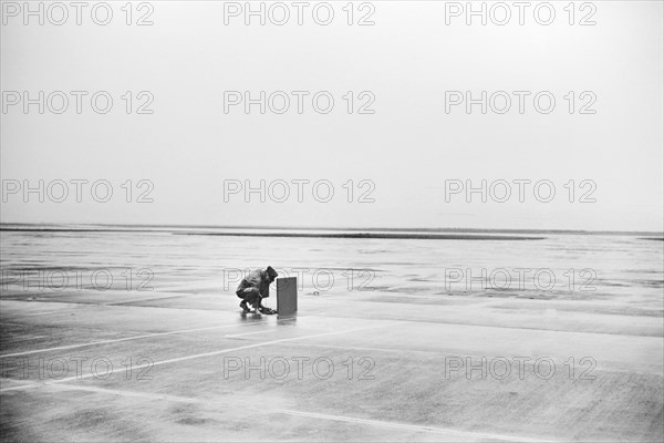 Man using Telephone