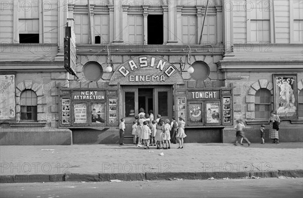 Group of People entering Cinema