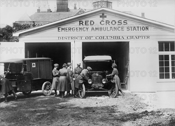 Red Cross Emergency Ambulance station of the District of Columbia Chapter