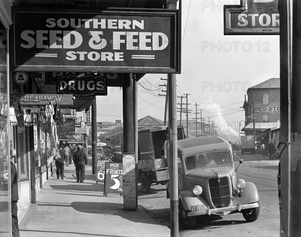 Waterfront and French Market Street Scene