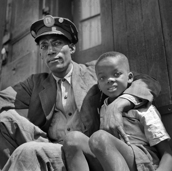 Dock Worker with Son