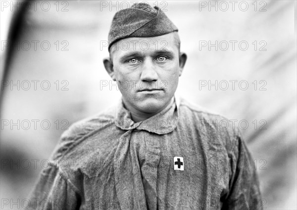 Injured American Soldier of German Ancestry from Montana