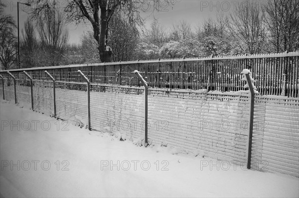 Fence in Snow