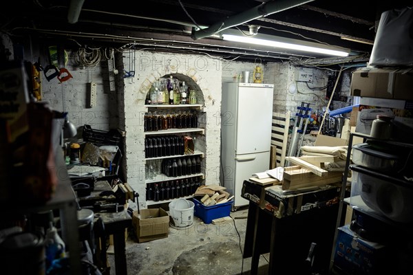 Messy Storage Basement