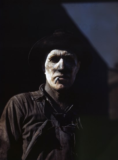 Worker at Carbon Black Plant