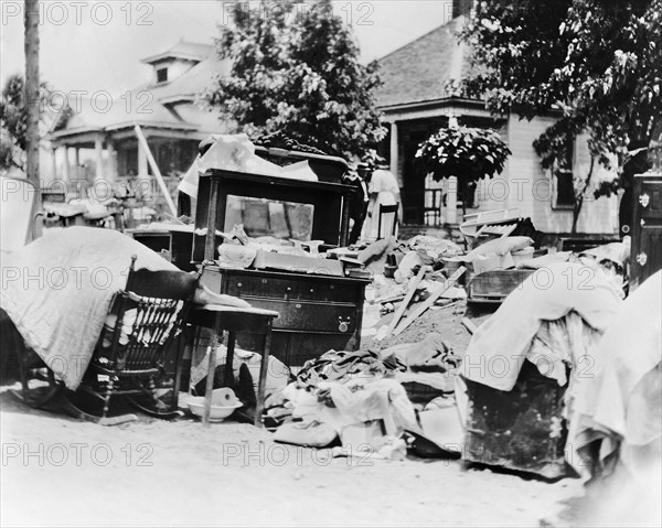 Furniture in Street during Race Riot