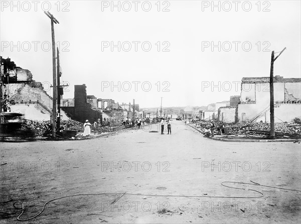 Devastation of Greenwood District after Race Riots