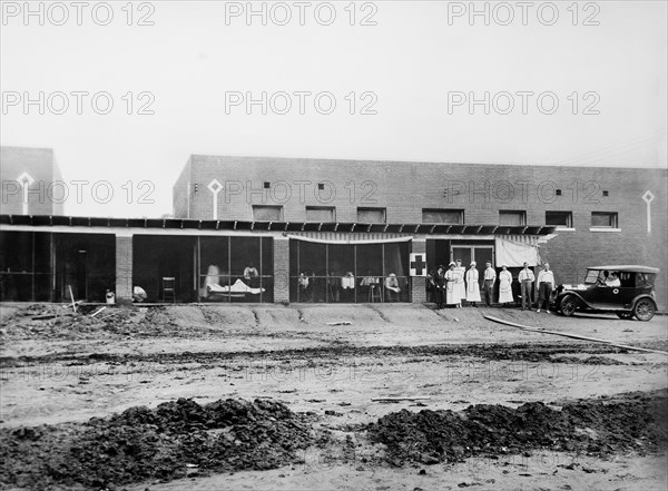 Red Cross Dispensary after Race Riots Tulsa