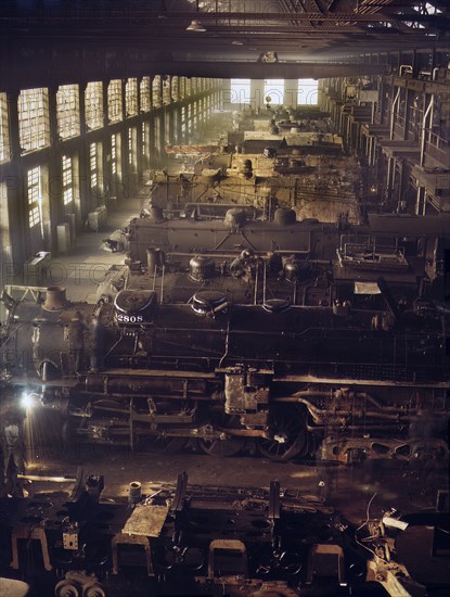 Chicago and North Western Railroad Locomotive Shops