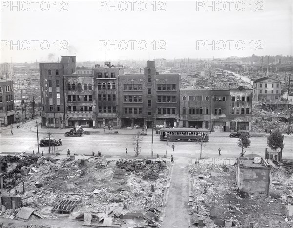 Bombed Area near Imperial Palace