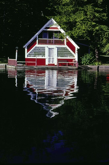 Scott's boathouse, Scott's Family Resort, 1987