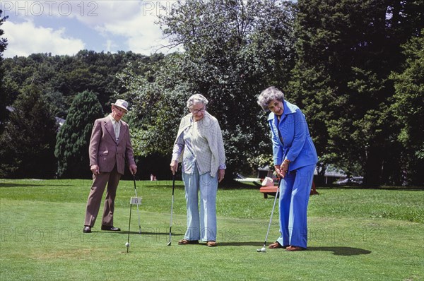 Putting Green, Scott's  Family Resort, 1977