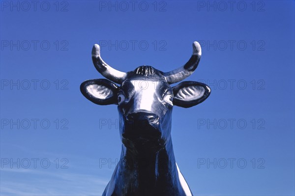 Chatty Belle the Cow Statue Detail, Cheese and Gift Shop, 1988