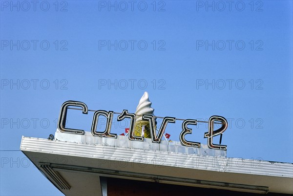 Carvel ice cream sign, Darien,