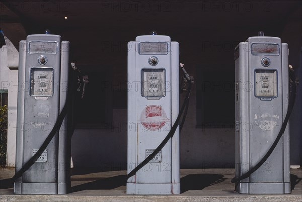 Olympic Gas Pumps, San Diego, 1979