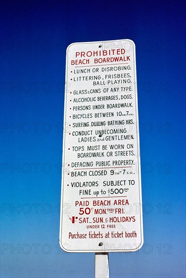 Beach, Boardwalk Rules, 1978